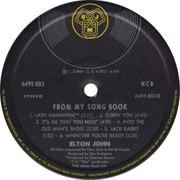 Elton John: From My Song Book