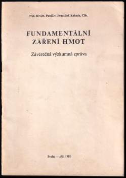 Fundamentální záření hmot