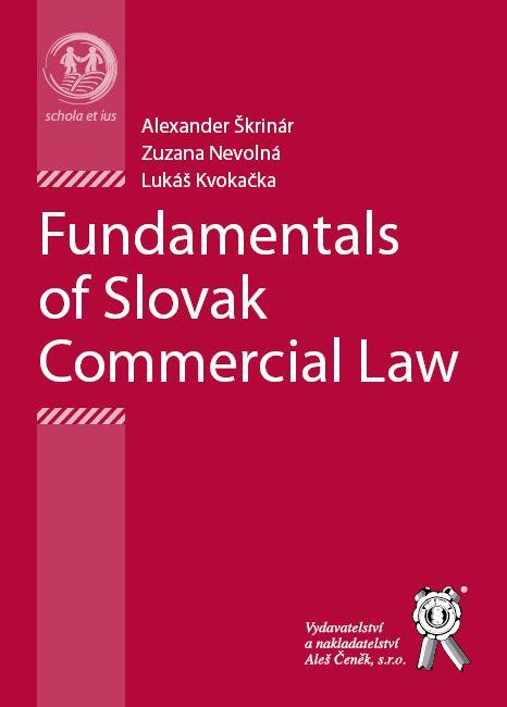 Fundamentals of Slovak commercial law