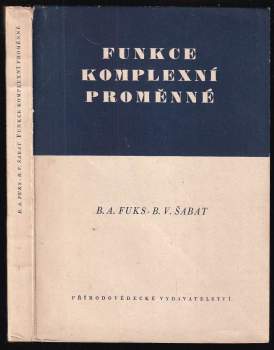 Funkce komplexní proměnné