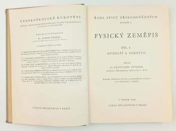 František Vitásek: Fysický zeměpis