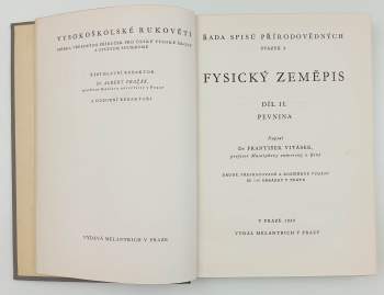 František Vitásek: Fysický zeměpis