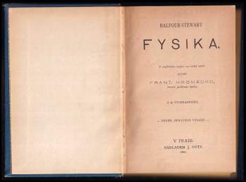 Balfour-Stewart: Fysika