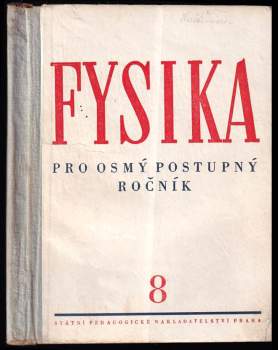 Fysika pro osmý postupný ročník