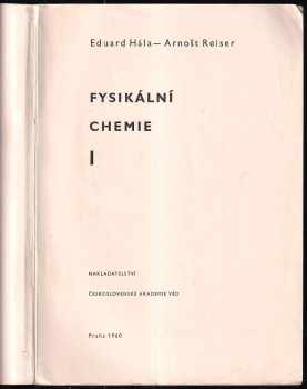 Eduard Hála: Fysikální chemie 1