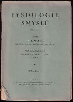 Fysiologie smyslů, sešit 1.