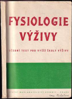 Fysiologie výživy