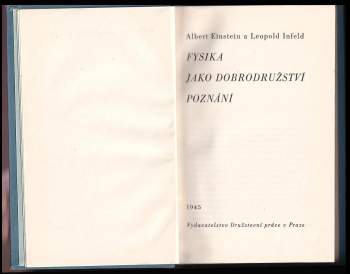 Albert Einstein: Fyzika jako dobrodružství poznání