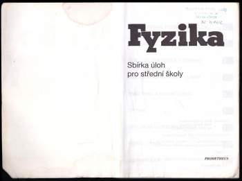 Oldřich Lepil: Fyzika, sbírka úloh pro střední školy