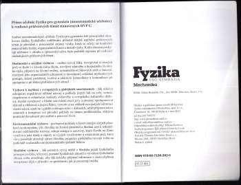 Milan Bednařík: Fyzika pro gymnázia