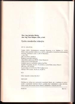 Jaroslav Binko: Fyzika stavebního inženýra