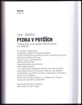 Lee Smolin: Fyzika v potížích