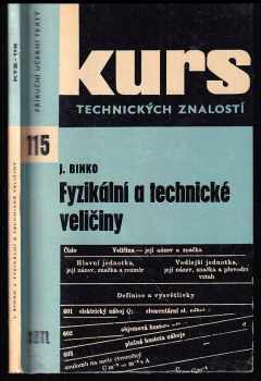 Fyzikální a technické veličiny