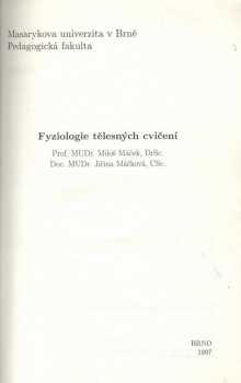 Fyziologie tělesných cvičení