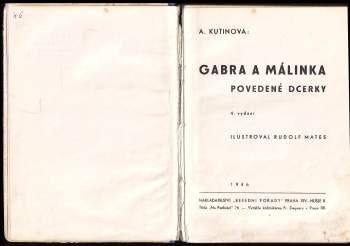 Amálie Kutinová: Gabra a Málinka