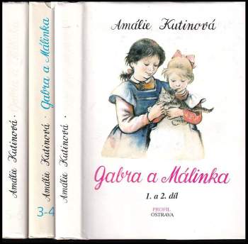 Amálie Kutinová: Gabra a Málinka 1-2 + 3-4 + 5-6 - KOMPLET