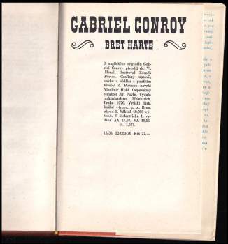 Bret Harte: Gabriel Conroy