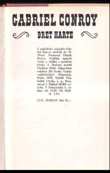 Bret Harte: Gabriel Conroy