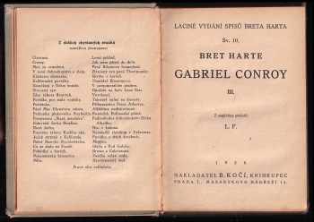 Bret Harte: Gabriel Conroy