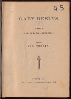 Ivan Olbracht: Gaby Deslys