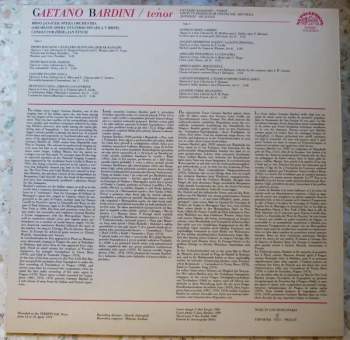 Gaetano Bardini: Gaetano Bardini - Tenor