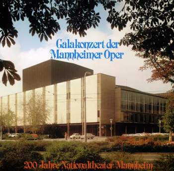 Orchester Des Nationaltheaters Mannheim: Galakonzert Der Mannheimer Oper (200 Jahre Nationaltheater Mannheim) (2xLP)