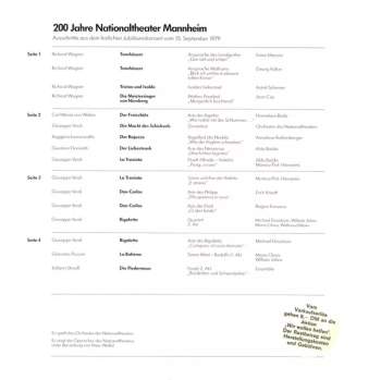 Orchester Des Nationaltheaters Mannheim: Galakonzert Der Mannheimer Oper (200 Jahre Nationaltheater Mannheim) (2xLP)