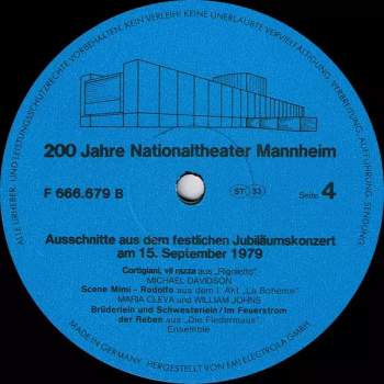 Orchester Des Nationaltheaters Mannheim: Galakonzert Der Mannheimer Oper (200 Jahre Nationaltheater Mannheim) (2xLP)