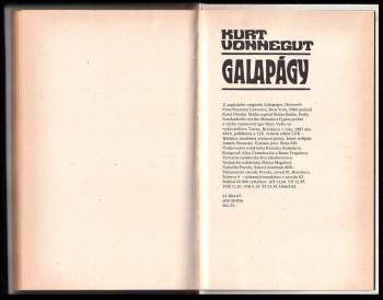Kurt Vonnegut: Galapágy