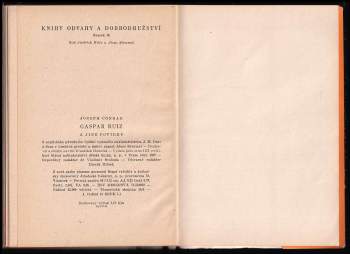 Joseph Conrad: Gaspar Ruiz a jiné povídky