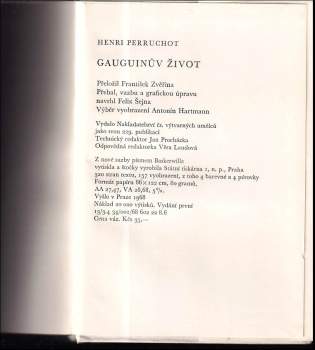 Henri Perruchot: Gauguinův život