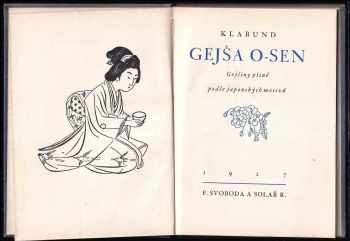 Klabund: Gejša O-Sen