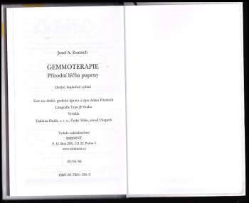 Josef Antonín Zentrich: Gemmoterapie