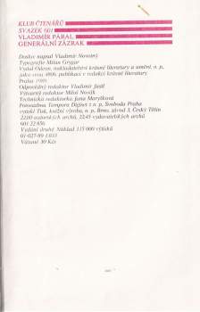 Vladimír Páral: Generální zázrak