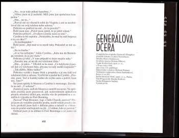 Nelson DeMille: Generálova dcera
