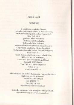 Robin Cook: Geneze