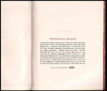 Victor Hugo: Geniové