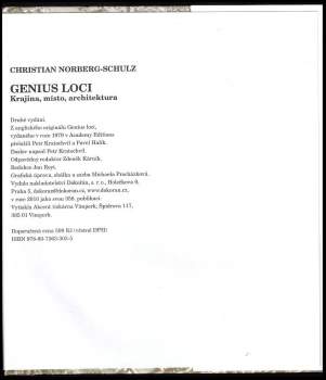 Christian Norberg-Schulz: Genius loci