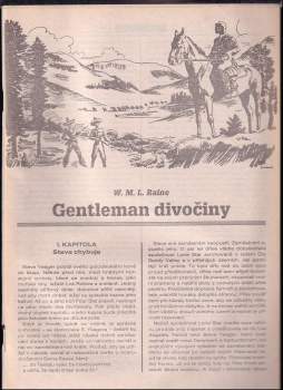 Zane Grey: Gentleman divočiny