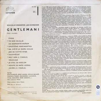 Jan Schneider: Gentlemani (Muzikál)