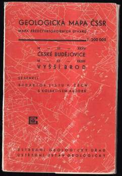 Geologická mapa ČSSR