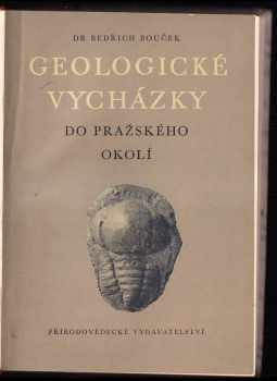 Bedřich Bouček: Geologické vycházky do pražského okolí