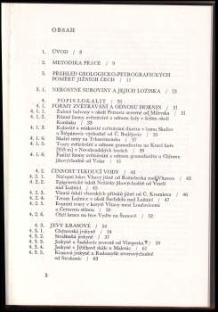 Stanislav Chábera: Geologické zajímavosti jižních Čech