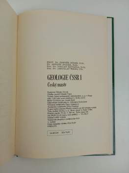 Arnošt Dudek: Geologie ČSSR