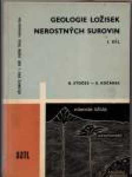 Bohuslav Stočes: Geologie ložisek nerostných surovin