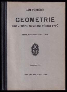 Geometrie pro 5. třídu gymnasií všech typů