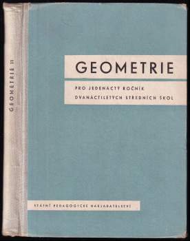 Geometrie pro jedenáctý ročník všeobecně vzdělávacích škol