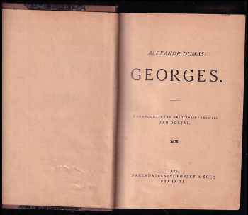 Alexandre Dumas: Georges