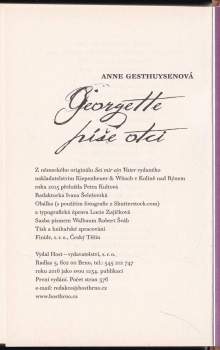 Anne Gesthuysen: Georgette píše otci