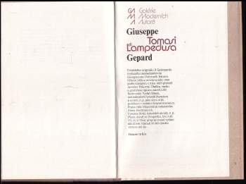 Giuseppe Tomasi di Lampedusa: Gepard